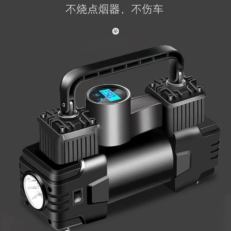 车载充气泵便携式单缸大功率汽车轮胎充气泵高压车载专用打气泵