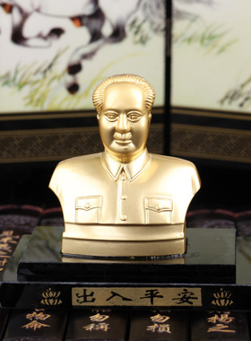 厂家 高端水晶香水座/汽车香水座/金属汽车香水座 /毛主席摆件