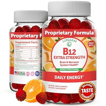 Vitamin B12 Gummies for Adults - Tastiest Proprietary For