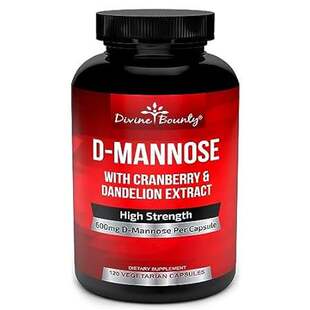 Divine Bounty D-Mannose Capsules - 600mg D Mannose Powder