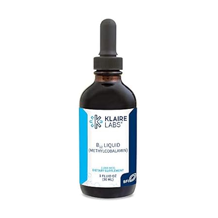 Klaire Labs B12 Liquid Drops 1mg - Vitamin B12 Drops 1000