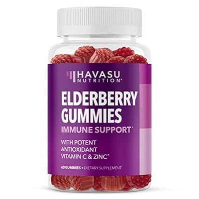 Sambucus Black Elderberry Gummies for Adults | Powerful A