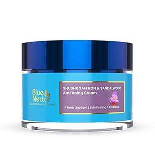 Cream Aging Moisturizer Blue Face Anti Nectar Ayurvedic