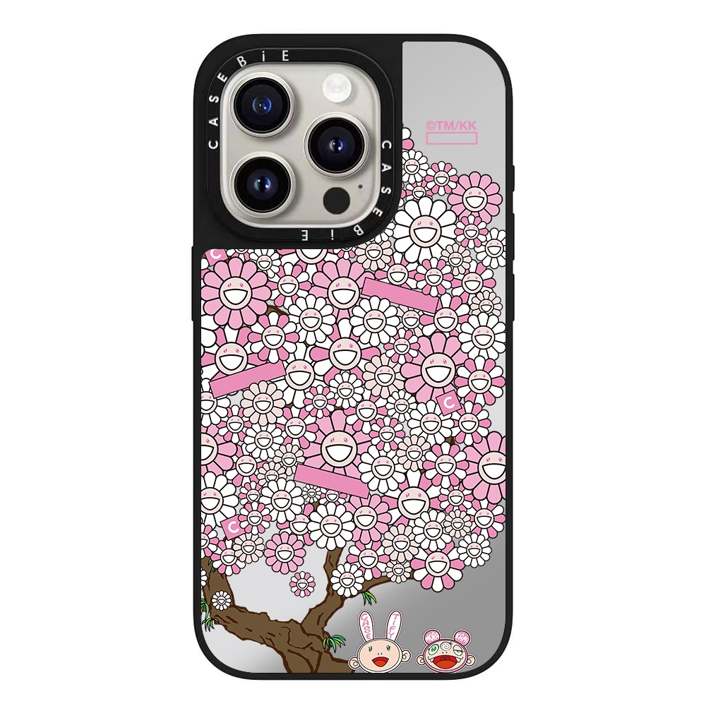 CASE联名村上隆太阳花kaikai and kiki苹果16pro适用iPhone1715promax手机壳14plus卡通可爱13磁吸防摔保护套