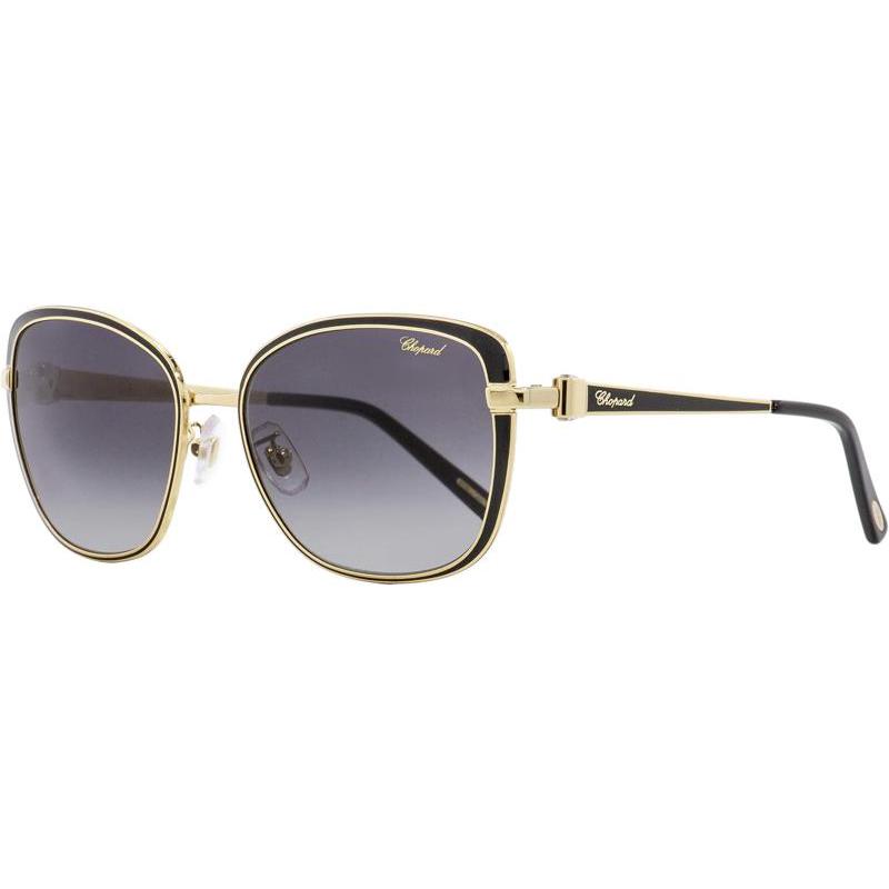 Chopard男士太阳镜金属框金色边框渐变镜片方形镜框户外驾驶墨镜