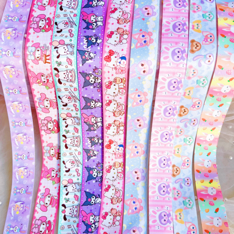 diy2.5cmD款印花兔子系列发饰