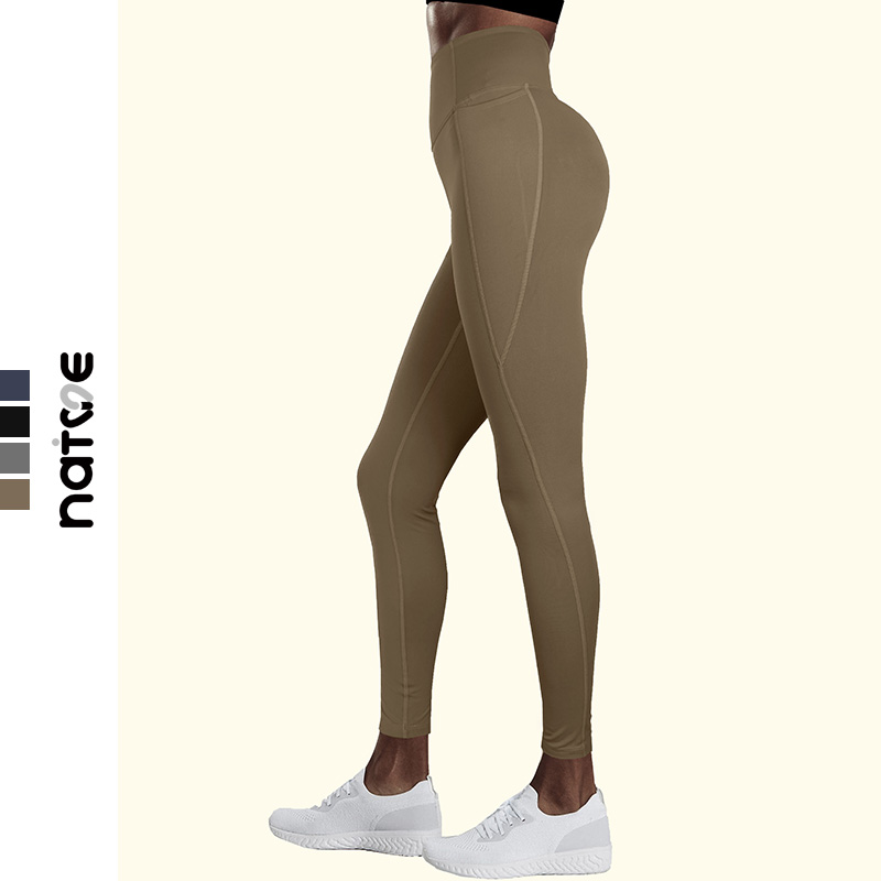 紧身裤高腰提臀弹力无痕健身裤