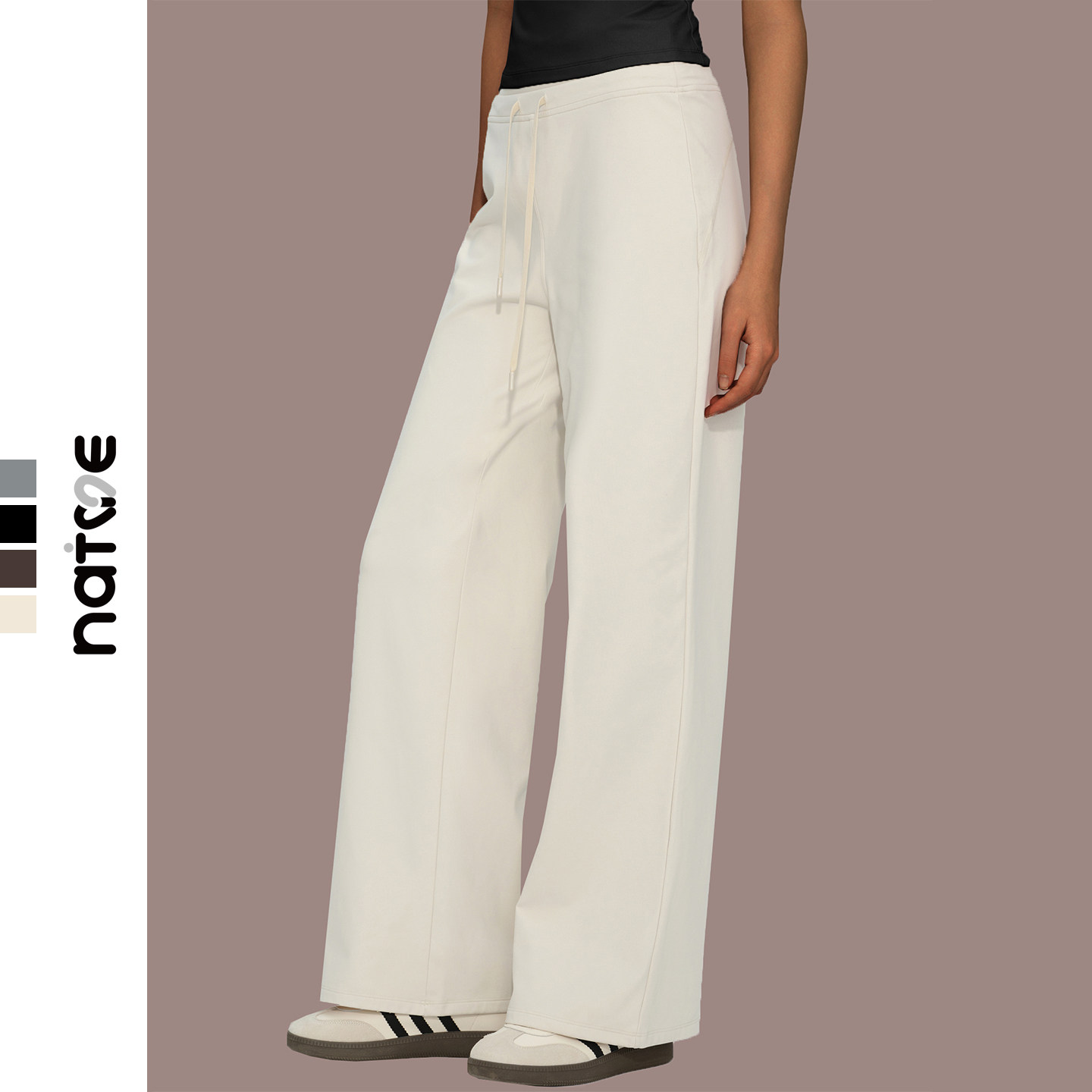 加绒保暖显腿长宽松直筒九分长裤高腰弹力女士显臀舒适运动裤秋冬,运动服/休闲服装,运动长裤,淘宝优惠券,粉丝福利购,淘宝优惠卷