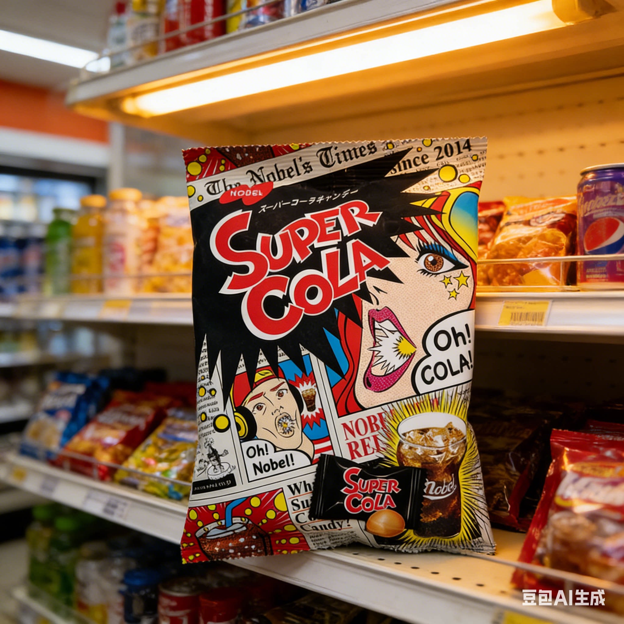 诺贝尔NOBEL超酸糖柠檬味可乐味硬糖喜糖日本进口网红零食糖果