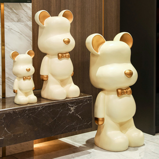 暴力熊存钱罐只进不出储蓄罐落地大号客厅装 饰品摆件儿童生日礼物