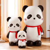 存钱罐只进不出男女孩子儿童成人大容量客厅摆件熊猫储蓄钱罐