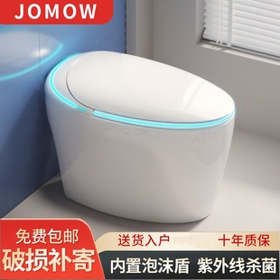智能马桶蛋形无水压限制内置泡沫盾香薰语音全自动即热坐便器 正品