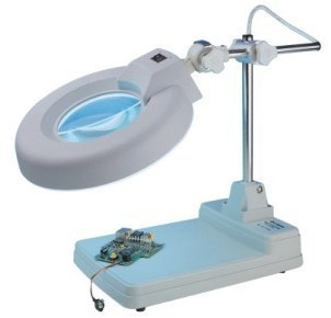 升降式放大镜工作照明放大镜台灯 LT-86B 3X/5X/8X/10X