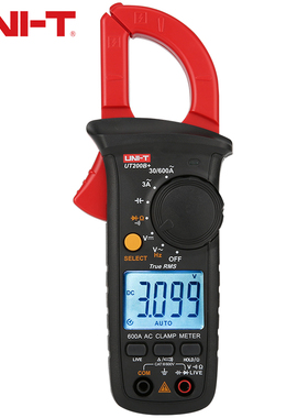 优利德数字钳形表真有效值高精度数显钳型万用表智能防烧 UT200B+