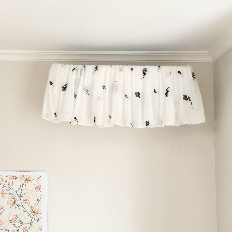 元媛挂机罩毛绒纱开机免取空调罩