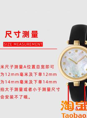 原装适用古驰YA1414YA1415女款手表带连接杆表轴螺丝杆1214mm
