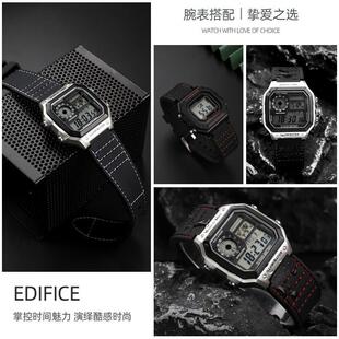 原装 1200 适用卡西欧AE 300 W218H 400 SGW 200 168硅胶 A158 MRW