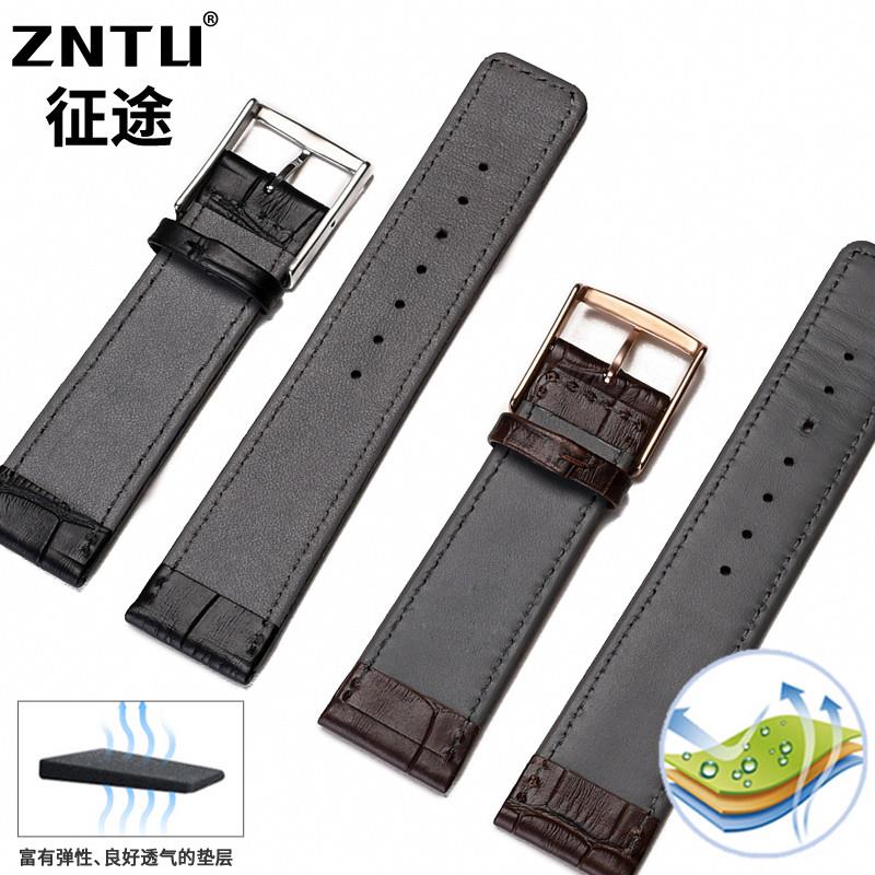 原装适用CK表带K2N281C1/K2N281C6/K2N286G6专用真皮手表带男