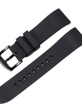 原装适用古驰大G黑武士YA101203YA101202古奇橡胶手表带链配件男