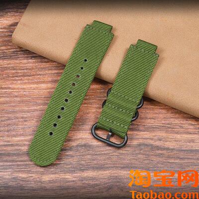 原装适用TIMEX/天美时手表带T2N721T2N720尼龙表带男潮汐指南针表