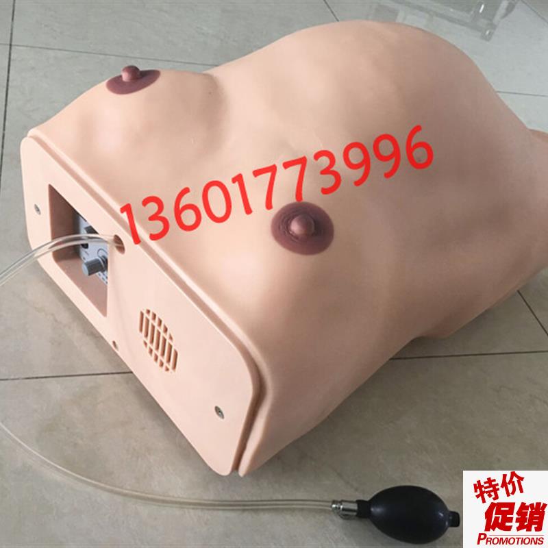 电脑孕妇检查模型孕妇腹部触诊模型电子孕妇腹部触W诊及胎心监护