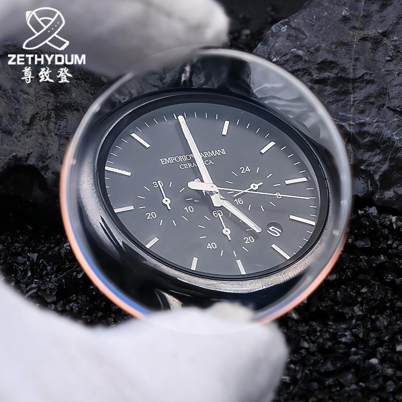 原装适用阿玛尼AR0389手表镜面AR24475905198103821863玻璃表蒙配