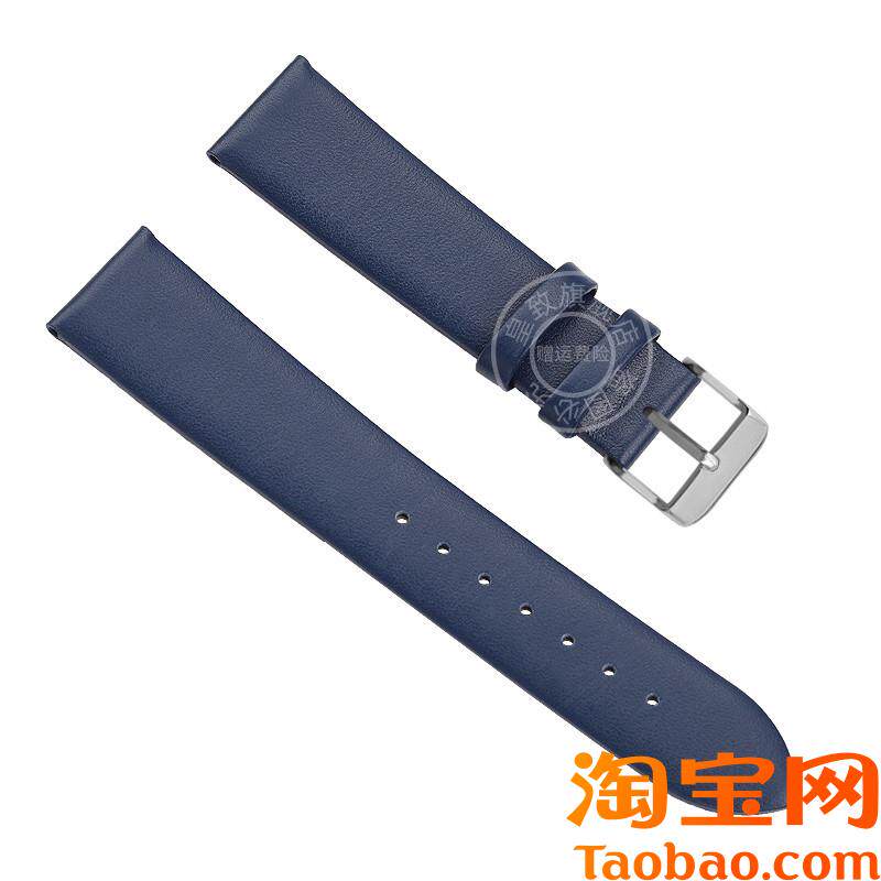 原装适用casio卡西欧月相小方块手表表带MTP-M305M柔软牛皮腕带20