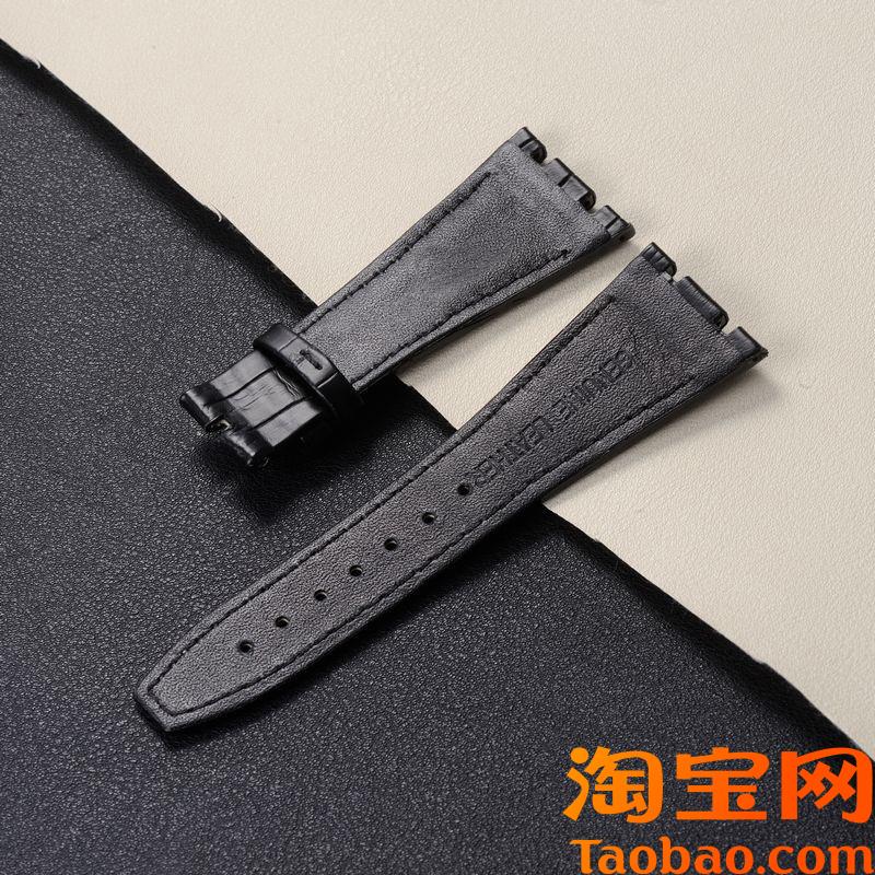 原装适用AP手表皮带27mm真皮表链男折叠扣彩色皇家橡树系列爱彼