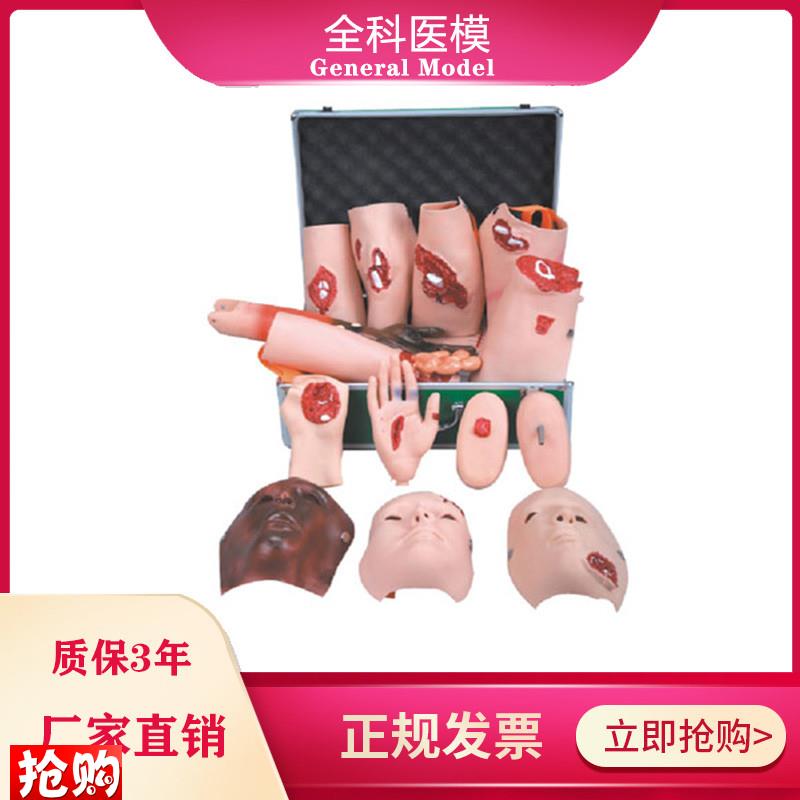 创伤评估模块烧伤撞伤面皮手脚四D肢全功能创伤护理医学教具模块