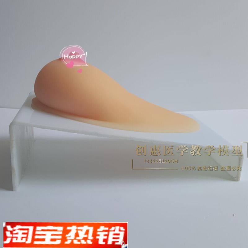 女性乳房纯硅胶乳房模型单个乳房哺乳模型催乳培训Y模型催乳模型