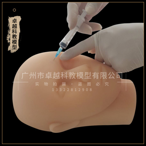 优质硅胶假c人头化妆头 模特头按摩头 嫁接教学头软头模 新品包邮