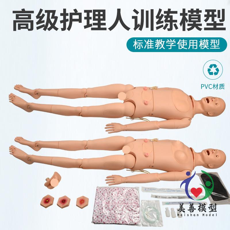 全功能高级护理人体模型男女导尿模型带内脏褥疮口鼻插管吸痰洗胃