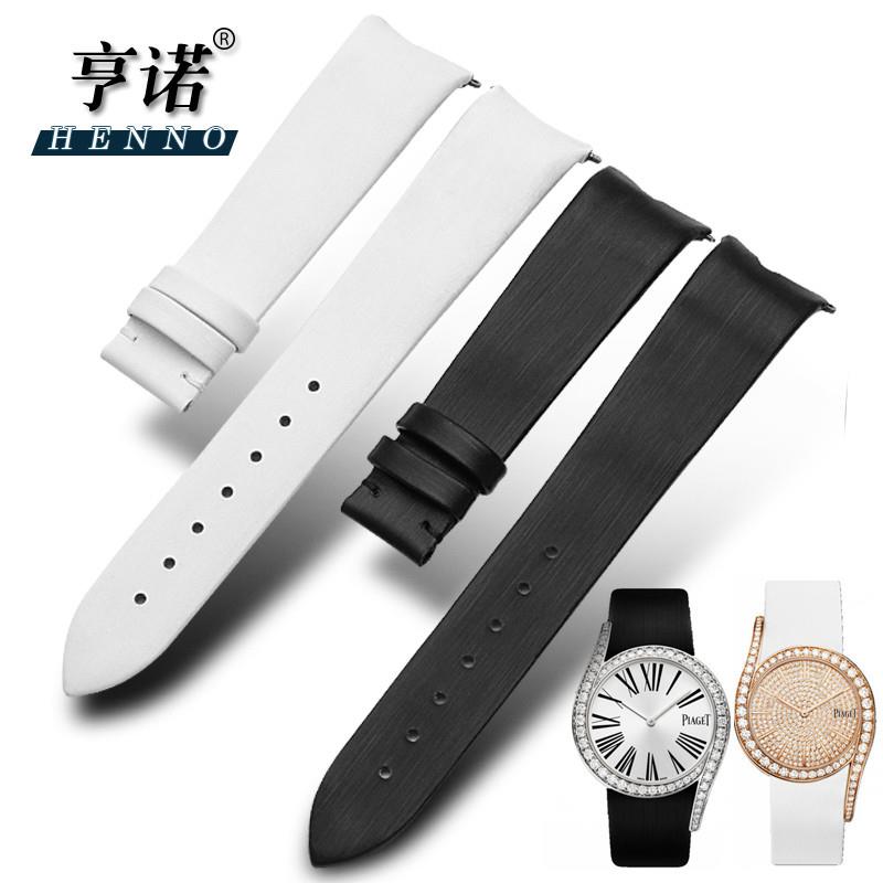 适用原厂真皮表带女伯爵Limelight系列手工定做牛皮手表带男21mm1