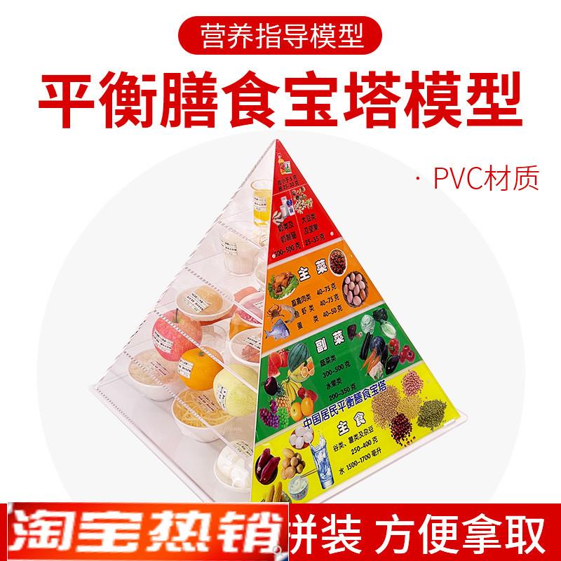 2022新版膳i食宝塔中国居民膳食平衡宝塔食物金字塔营养食物模型