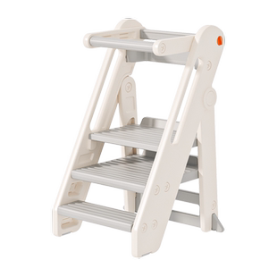 慕酷蒙氏学习塔宝宝洗漱台阶梯凳可折叠儿童踩脚凳婴儿登高楼梯子