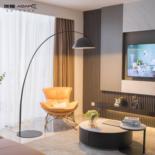 全光谱钓鱼灯落地灯客厅沙发边护眼气氛灯轻奢设计感极简落地台灯