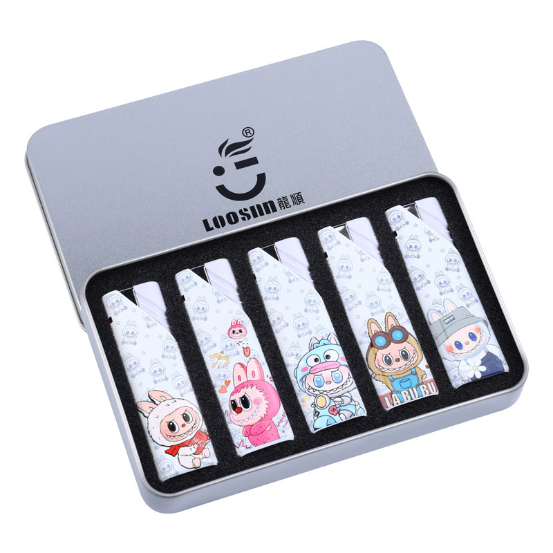 【拉布布】直冲防风打火机蓝焰充气家用高档个性创意潮送礼男女