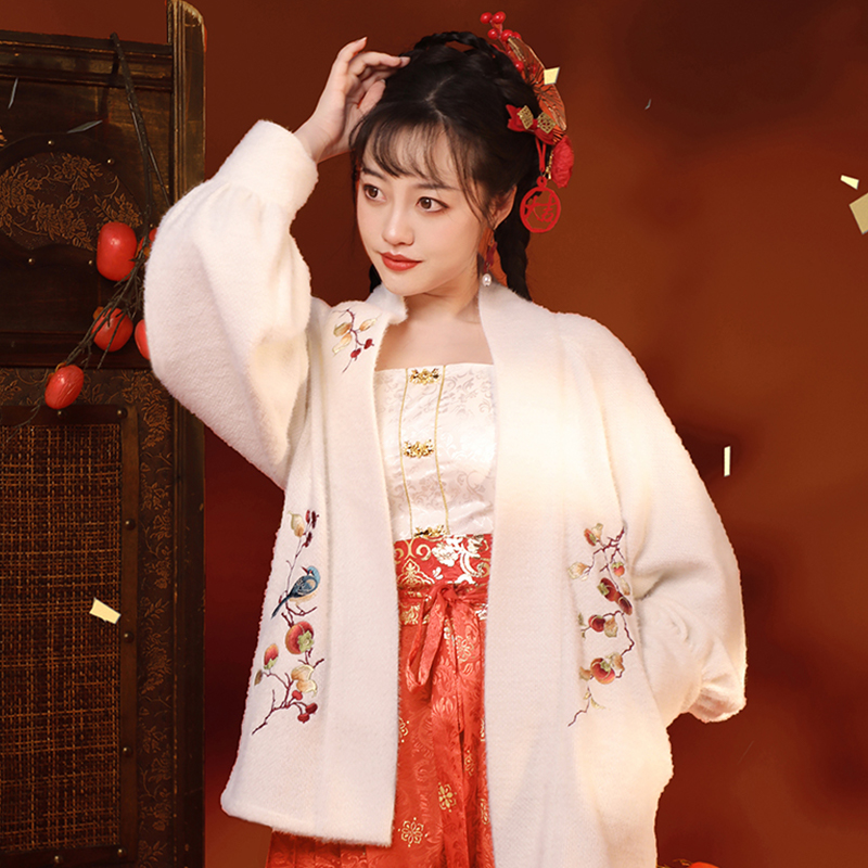 听月小筑【喜柿连连】原创女春秋新中式国风马面裙古装改良汉服