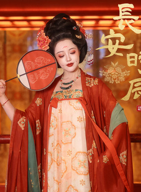 听月小筑【长安时辰】原创女春秋唐制齐胸裙国风非古装改良汉服
