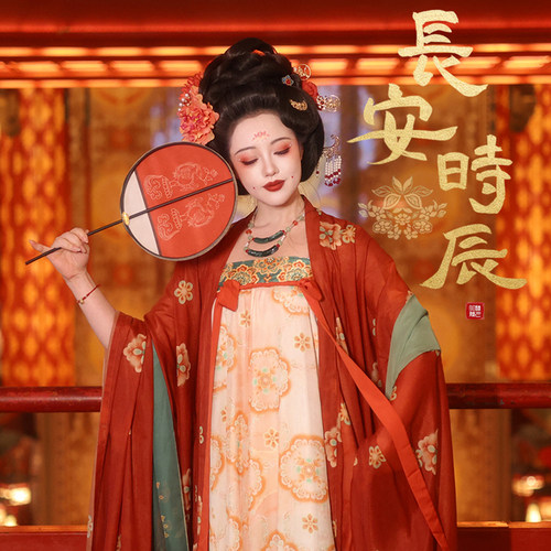 听月小筑【长安时辰】原创女春秋唐制齐胸裙国风非古装改良汉服