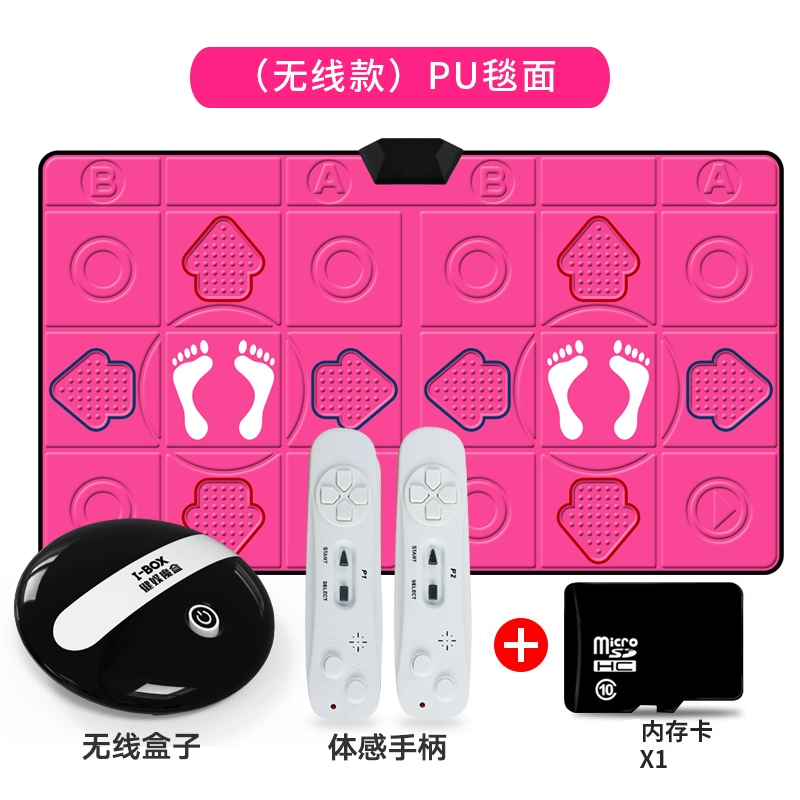 Music Dance Mat Running TV Control Head-on Joy Puzzle Street Dance Phòng giải trí Euro-Ou - Dance pad