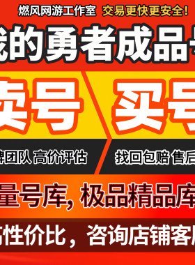 我的勇者手游账号各种职业高战法师忍者牧师游侠战士成品游戏账号