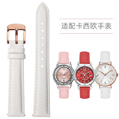 适配CASIO表带真皮LTP-139u1/1094/v300小方红表she-5010女表炼