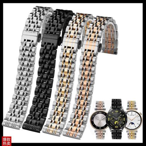 适配华为watchGT4/3/2pro/荣A耀magic2不锈钢精钢表带pronew腕带