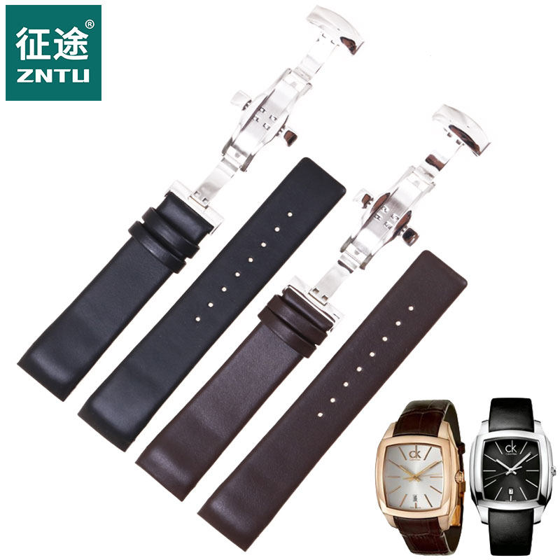 适合ck手表K2K214/K2K211/K2K216真皮O表带男款22mm配件表链