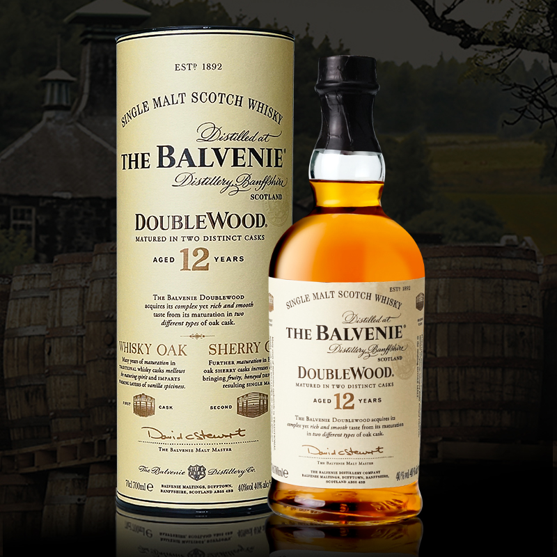 百富12年双桶单一麦芽威士忌