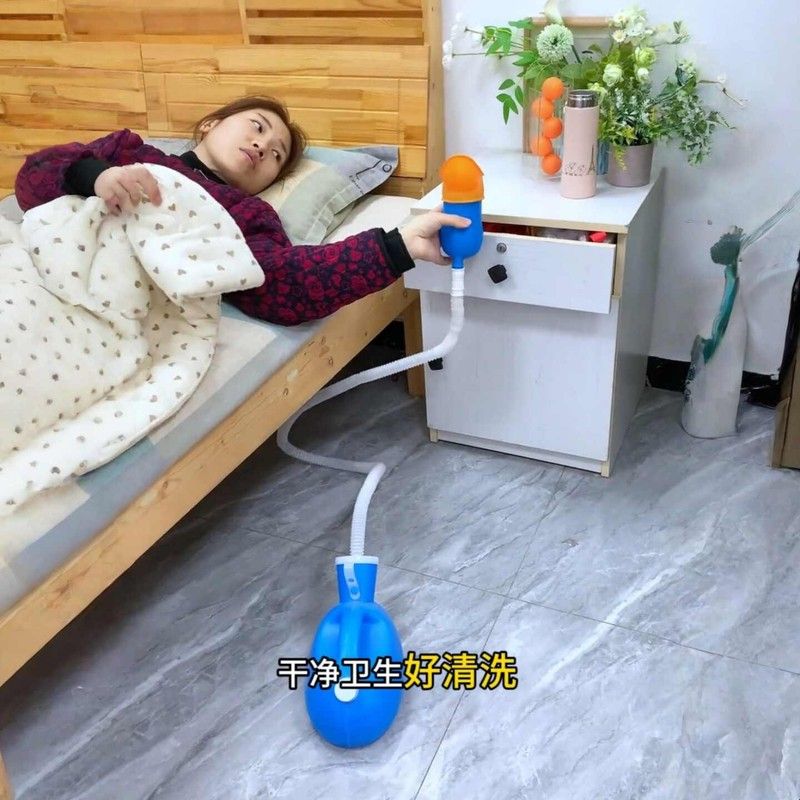 女士卧床接尿器室内防臭软口加厚尿壶男士老年人家用款大容量夜壶