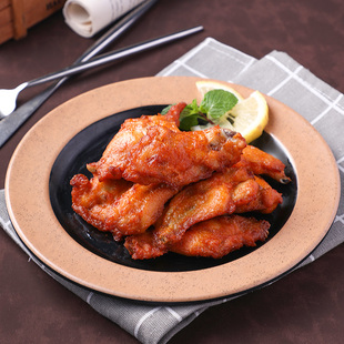 正大燃情伴翅500g调理带骨鸡肉奥尔良口味炸鸡脊背骨冷冻油炸小吃