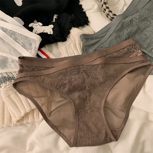 女士内裤蕾丝镂空纯欲性感纯棉裆