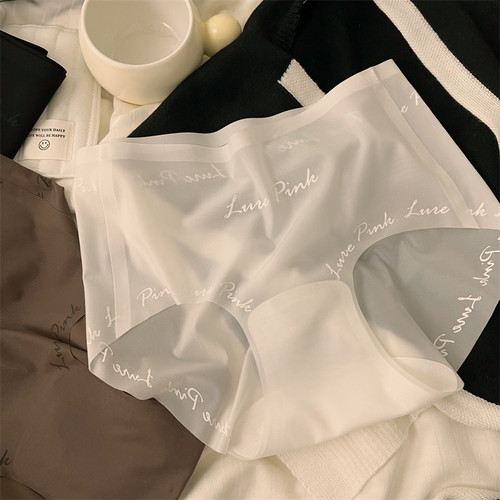 女士内裤冰丝无痕夏季薄款中腰款